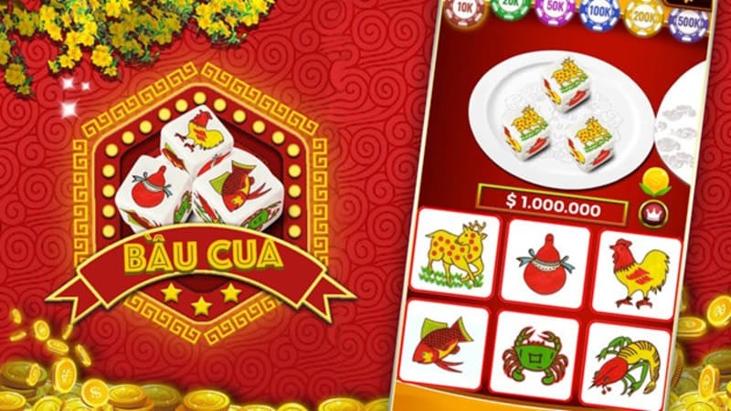 Luật chơi game bầu cua rất dễ hiểu