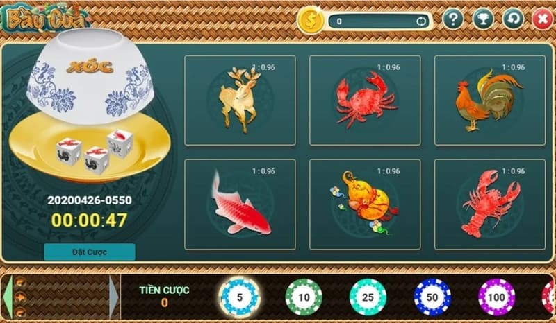 Bầu cua Việt Nam không có giới hạn lượng người chơi