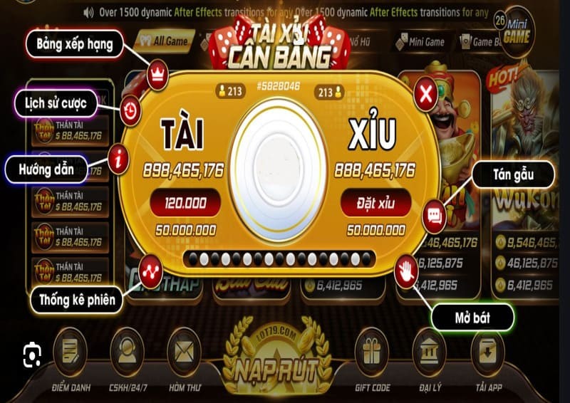 Ván cược tài xỉu cân bảng diễn ra tự động