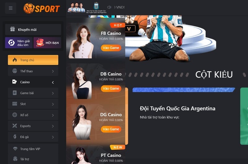Cá cược Casino hấp dẫn dành cho cược thủ 